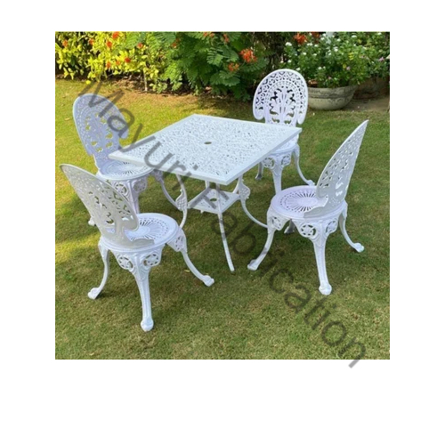 Cast Chair & Table Set | PVD -SS
