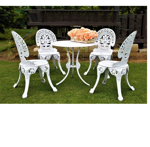image of PVD Cast Chair & Table Set