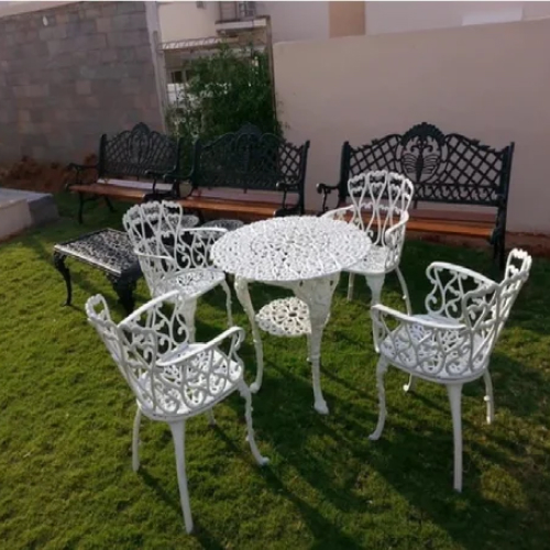 image of PVD Cast Chair & Table Set