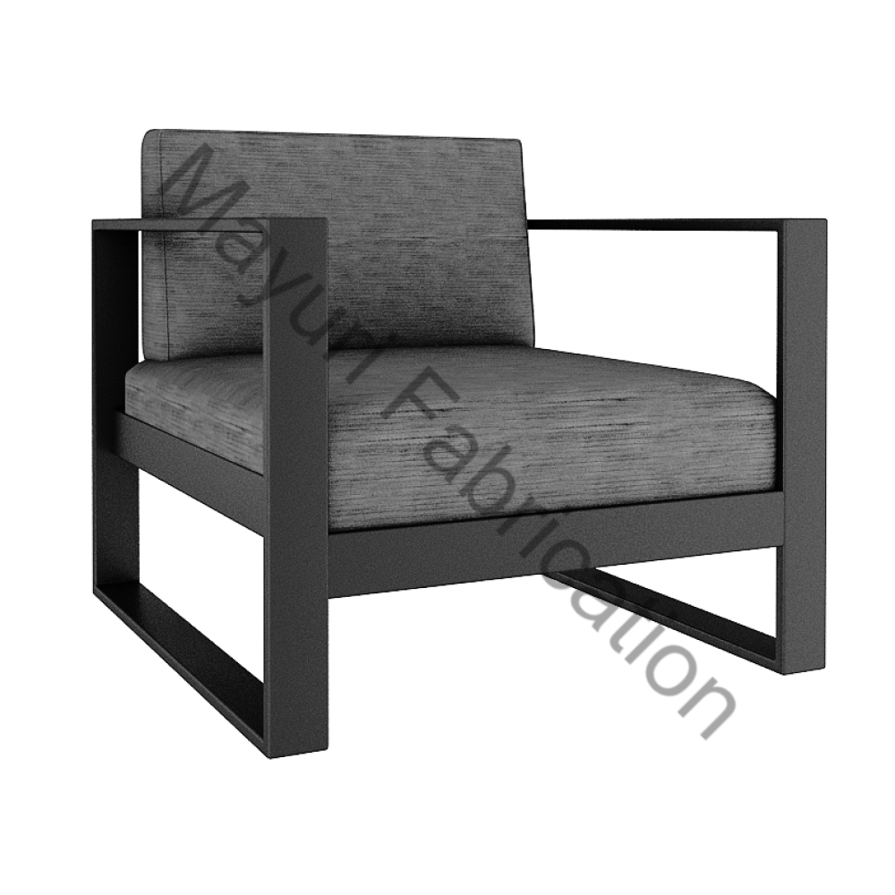 Meta Sofa Single Seater | PVD / SS