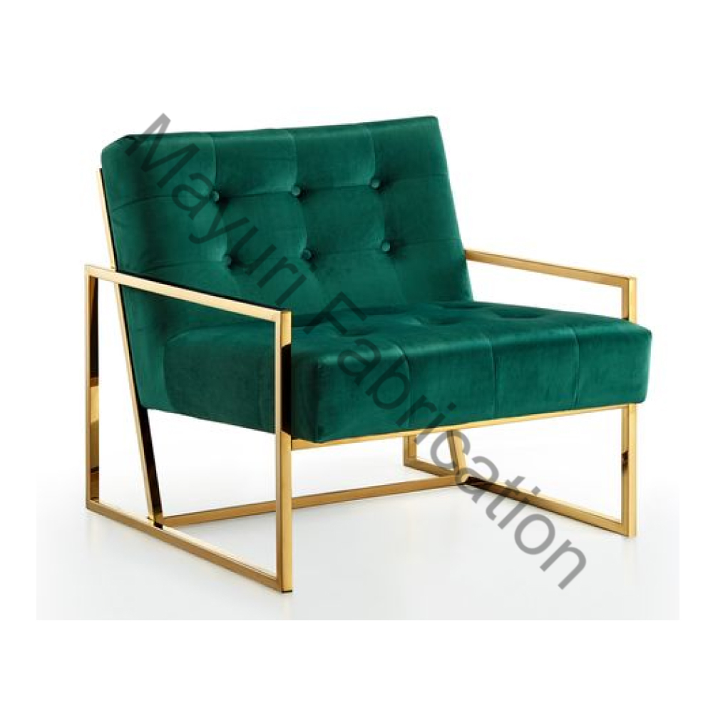 Meta Sofa Single Seater | PVD / SS